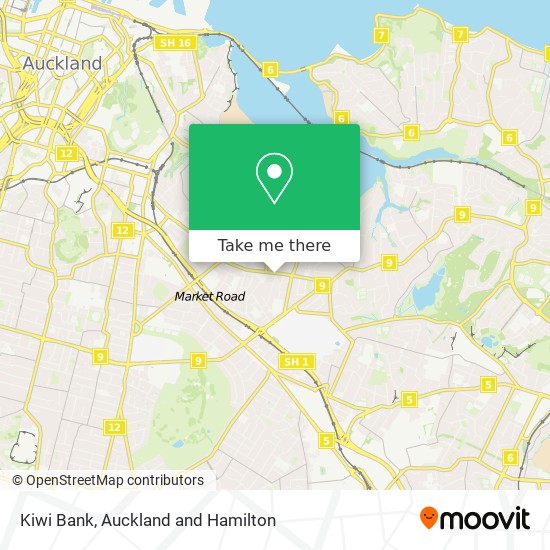 Kiwi Bank map