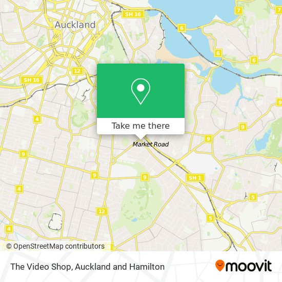 The Video Shop map