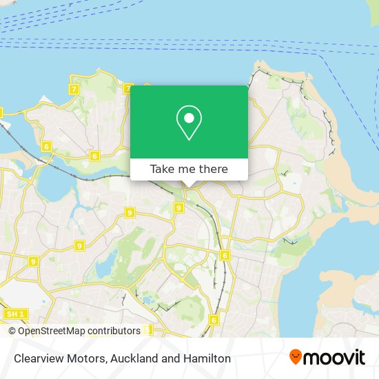 Clearview Motors map