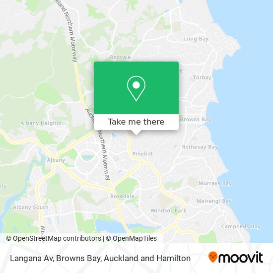 Langana Av, Browns Bay map