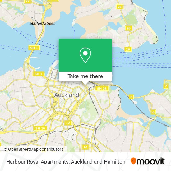 Harbour Royal Apartments map