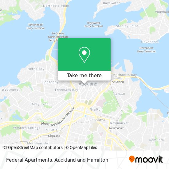 Federal Apartments map