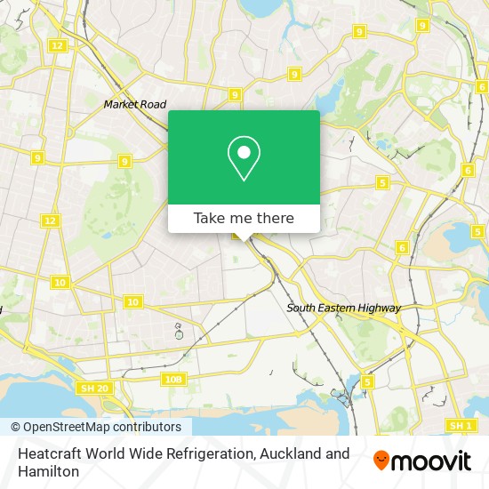 Heatcraft World Wide Refrigeration map