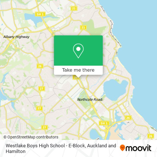 Westlake Boys High School - E-Block map