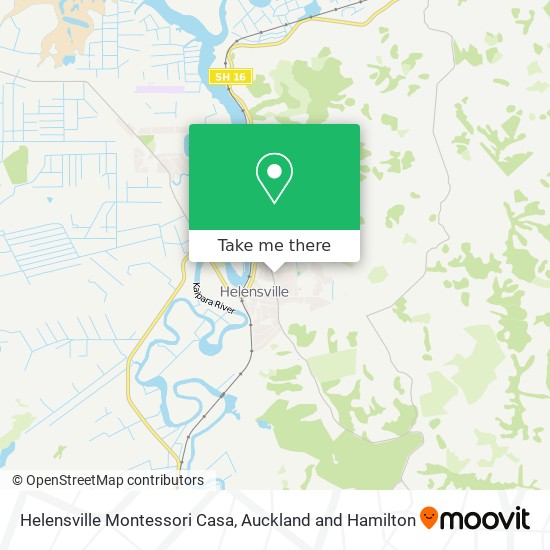 Helensville Montessori Casa map