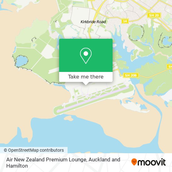 Air New Zealand Premium Lounge map