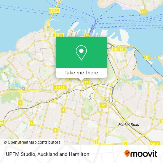 UPFM Studio map