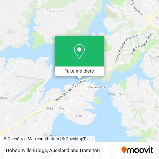 Hobsonville Bridge map
