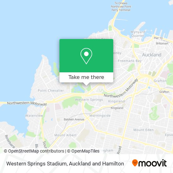 Western Springs Stadium地图