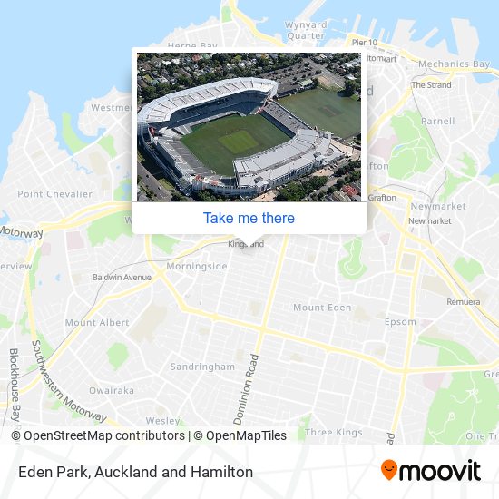 Eden Park map