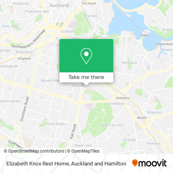 Elizabeth Knox Rest Home map