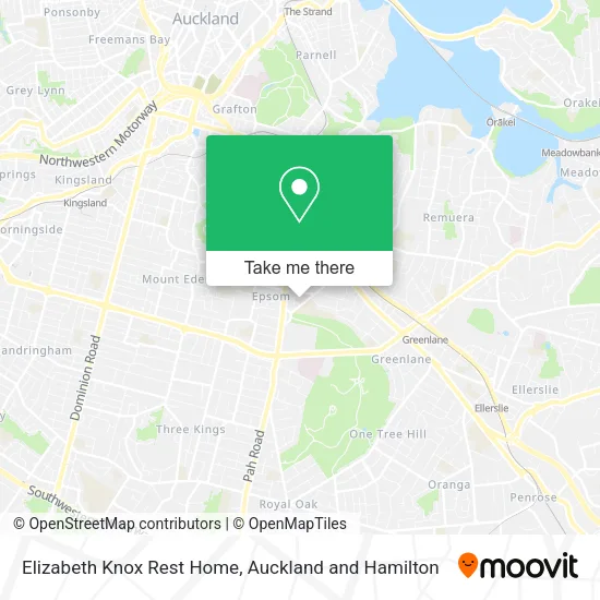 Elizabeth Knox Rest Home map