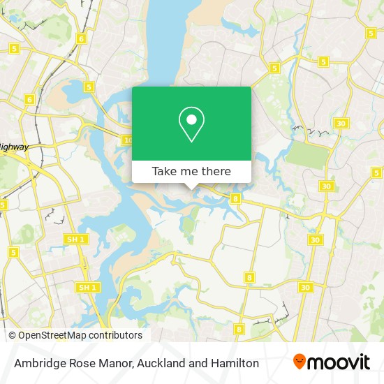 Ambridge Rose Manor map