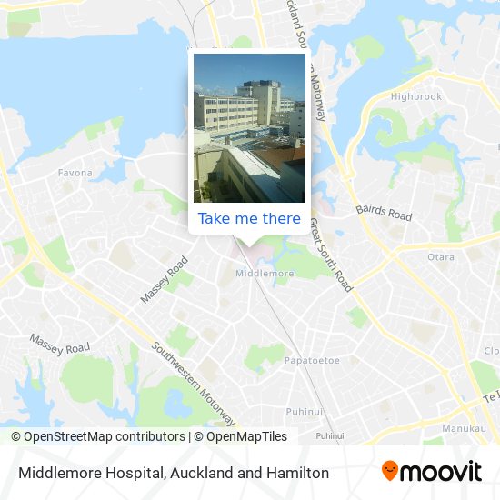 Middlemore Hospital地图