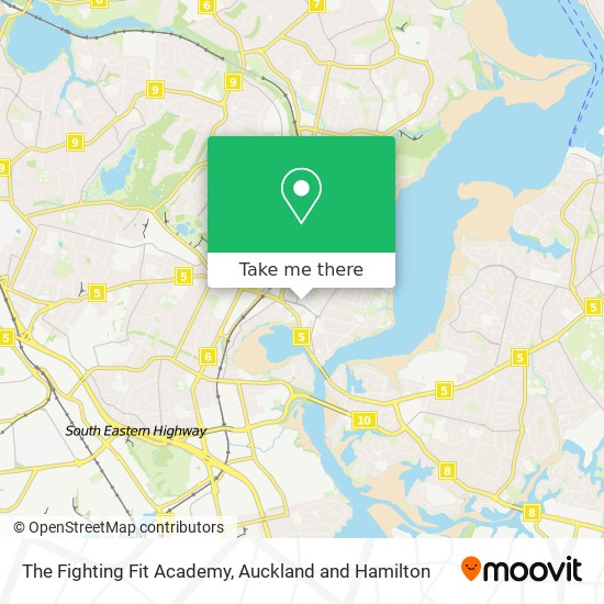 The Fighting Fit Academy map