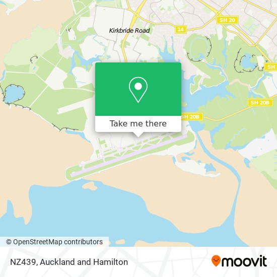 NZ439 map