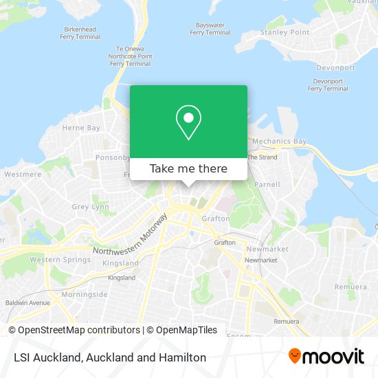 LSI Auckland map