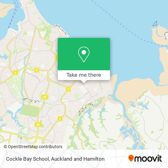 Cockle Bay School map