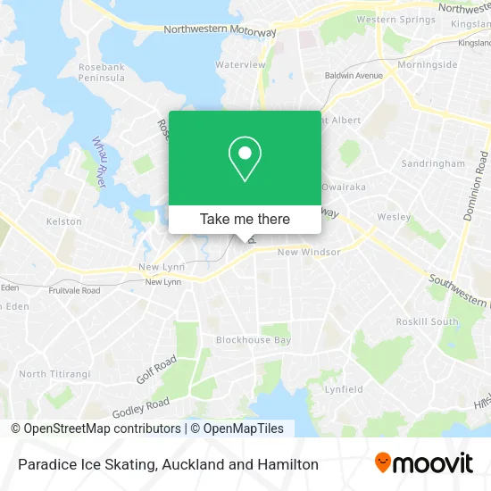 Paradice Ice Skating map