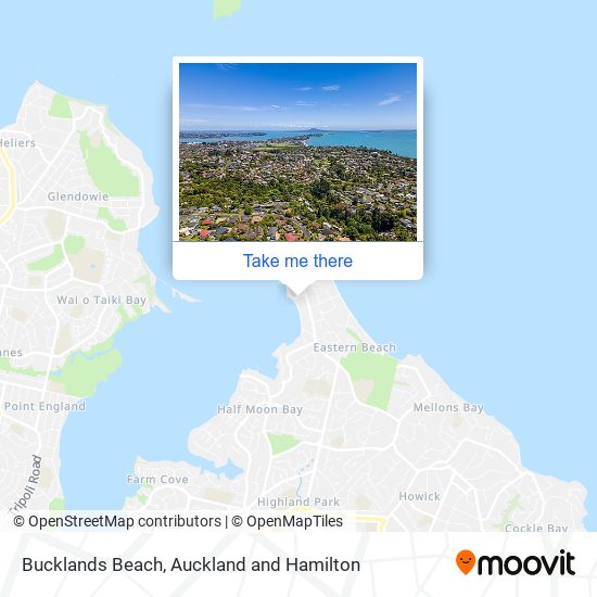 Bucklands Beach map