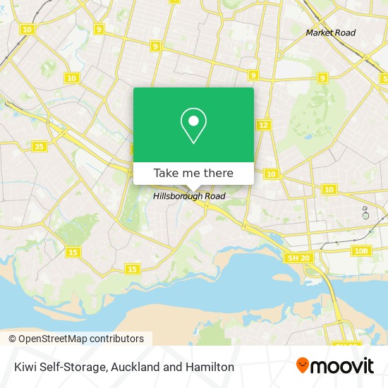 Kiwi Self-Storage地图