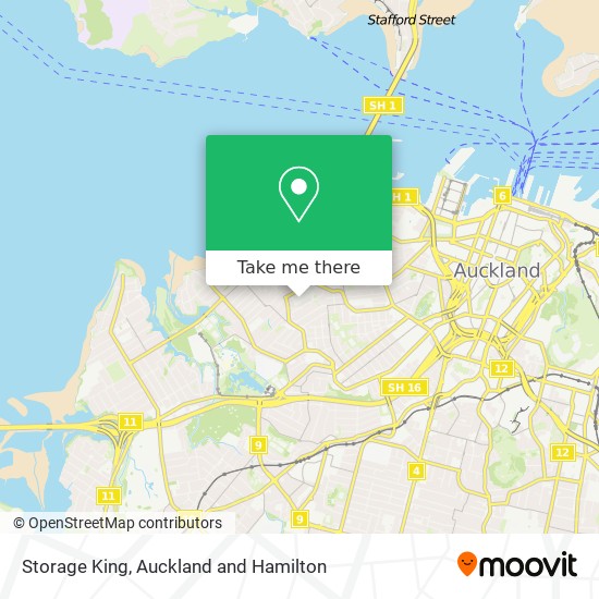 Storage King map