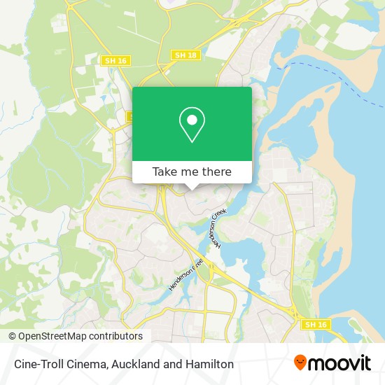 Cine-Troll Cinema map