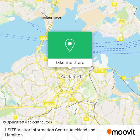 I-SITE Visitor Information Centre map