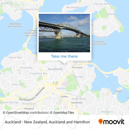 Auckland - New Zealand map