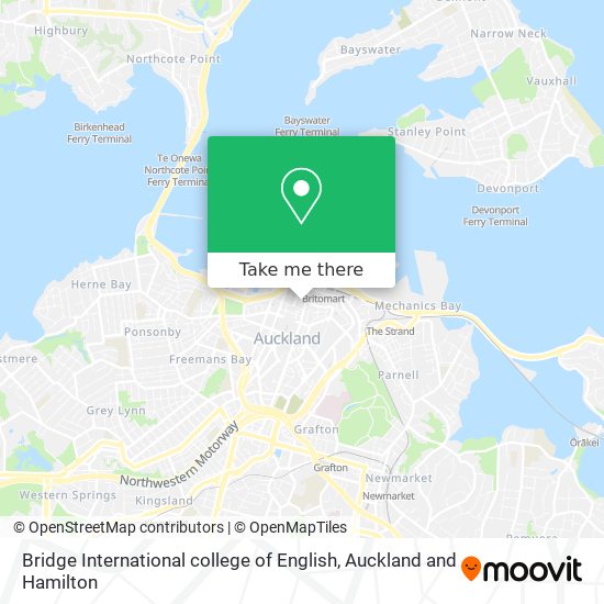 Bridge International college of English地图