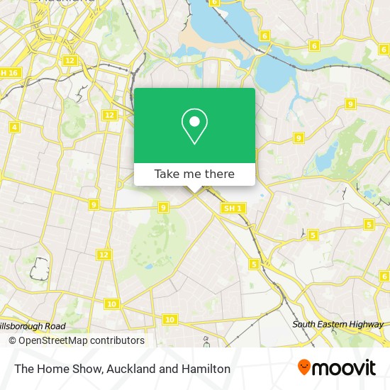 The Home Show map