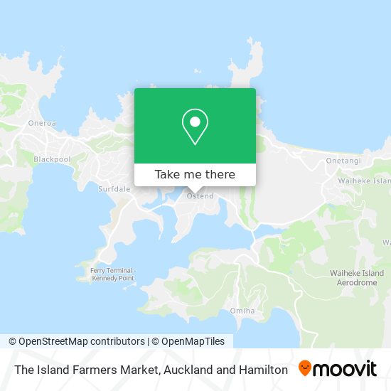 The Island Farmers Market map