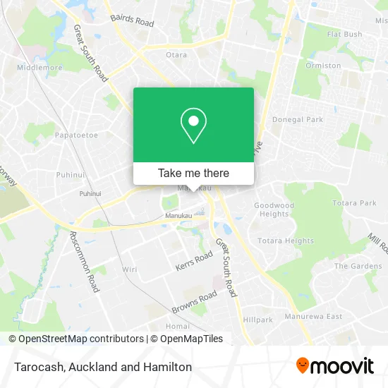 Tarocash map