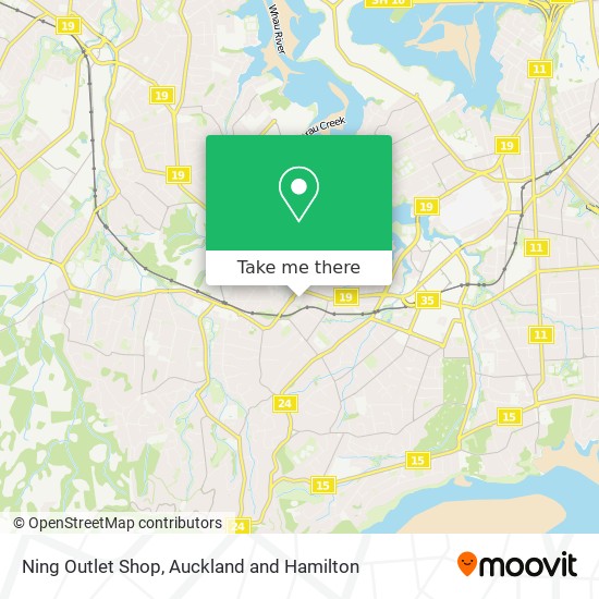 Ning Outlet Shop map