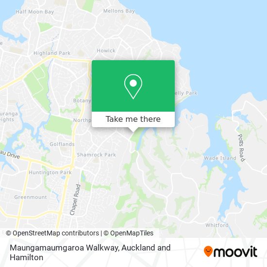 Maungamaumgaroa Walkway地图