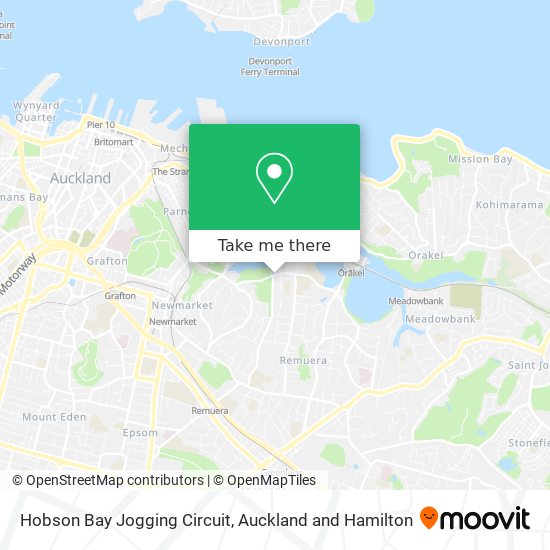 Hobson Bay Jogging Circuit地图