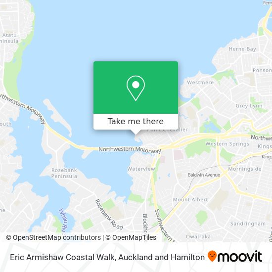 Eric Armishaw Coastal Walk map