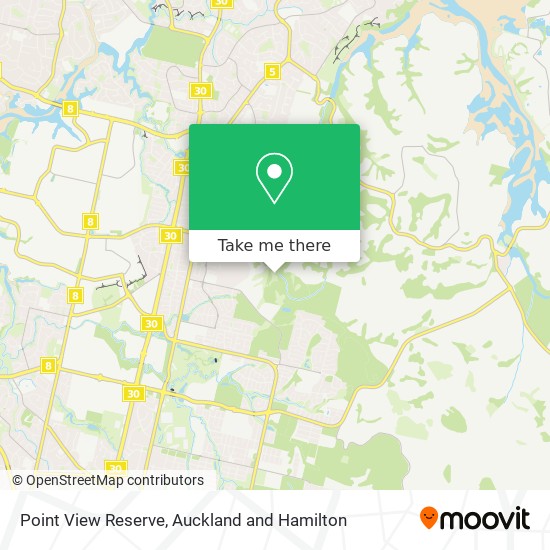 Point View Reserve地图