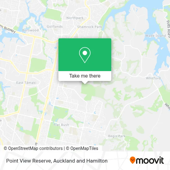 Point View Reserve map