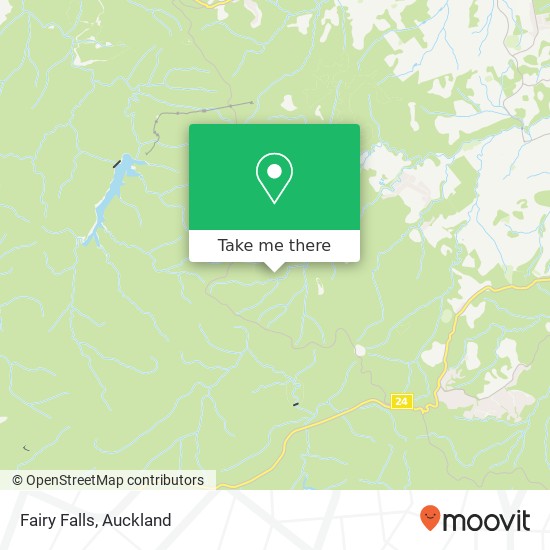 Fairy Falls map