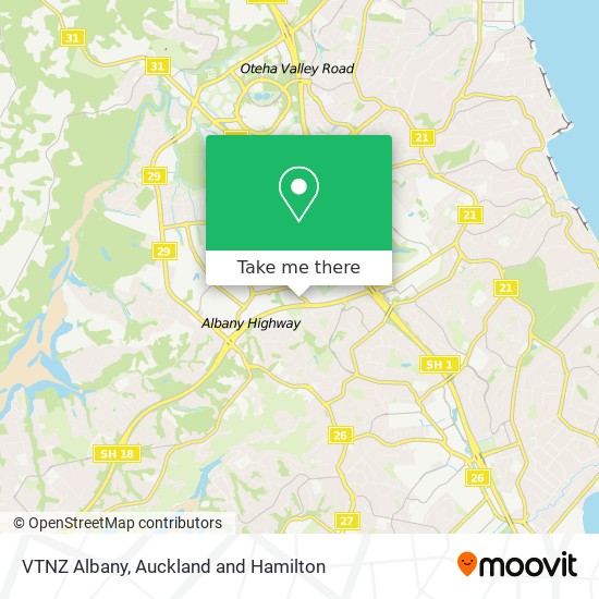 VTNZ Albany map