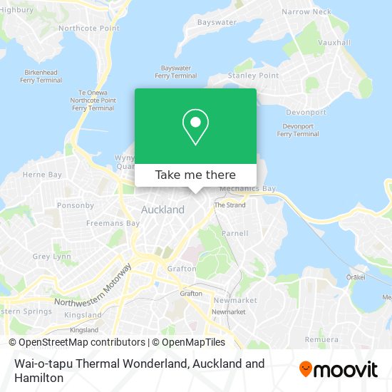 Wai-o-tapu Thermal Wonderland地图