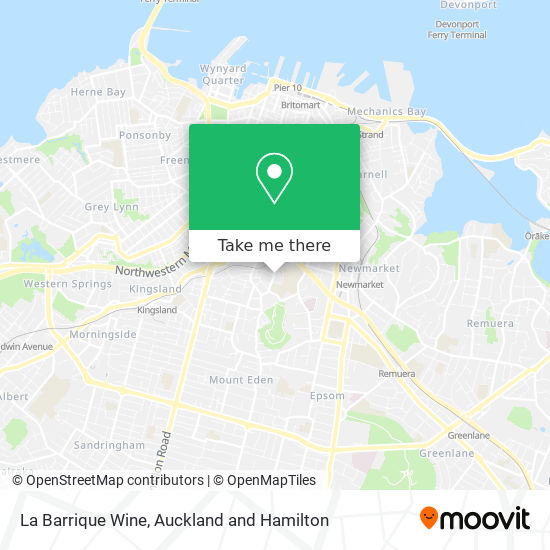 La Barrique Wine map