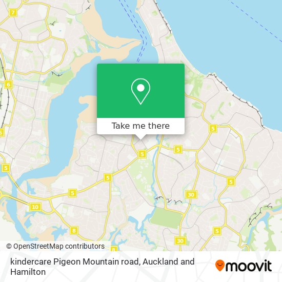 kindercare Pigeon Mountain road map