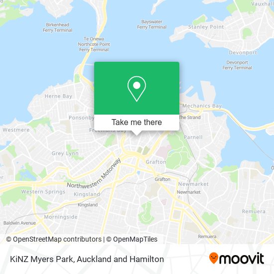 KiNZ Myers Park map