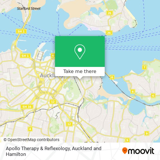 Apollo Therapy & Reflexology map