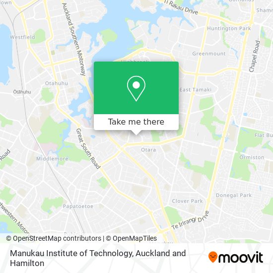 Manukau Institute of Technology map