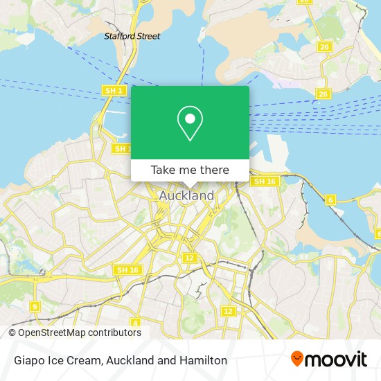 Giapo Ice Cream map
