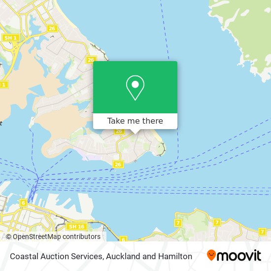 Coastal Auction Services map
