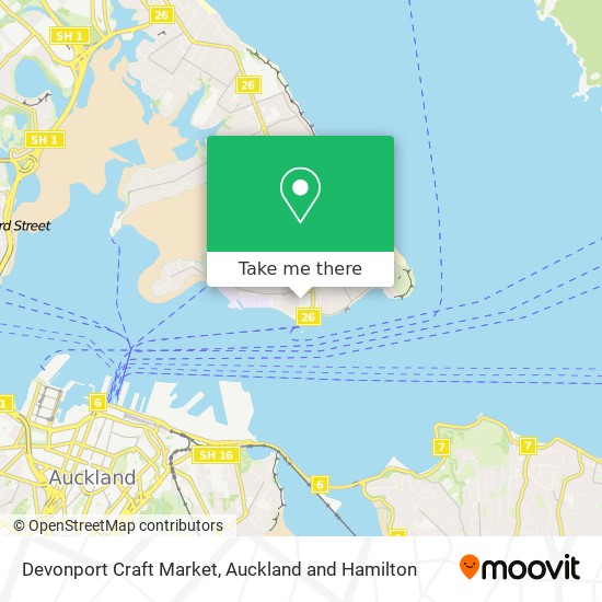 Devonport Craft Market map